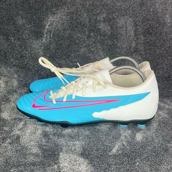 Nike Phantom GX Club MG Blue White Soccer Cleat Men size 11 - Picture 1 of 8